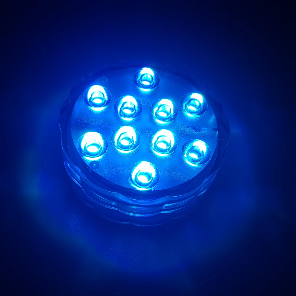 Погружной светодиодный подводный свет водонепроницаемый RGB цвета пульт дистанционного управления Беспроводная ваза свет вечерние свадебные бассейн свет