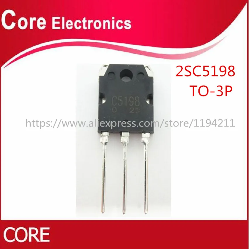 10 шт./лот C5198 2SC5198 трубки звук TO-3P | Электронные компоненты и принадлежности