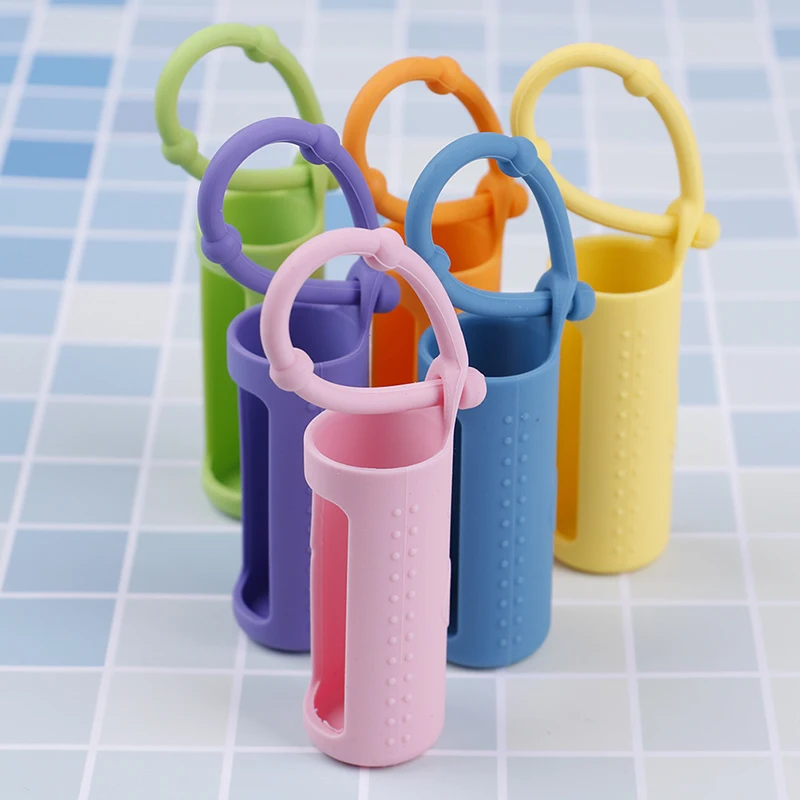 

10ML Essential Oil Bottle Protector small fresh Silicone Essential Oil storage Case mini bottle Anti-fall box 6 Colors