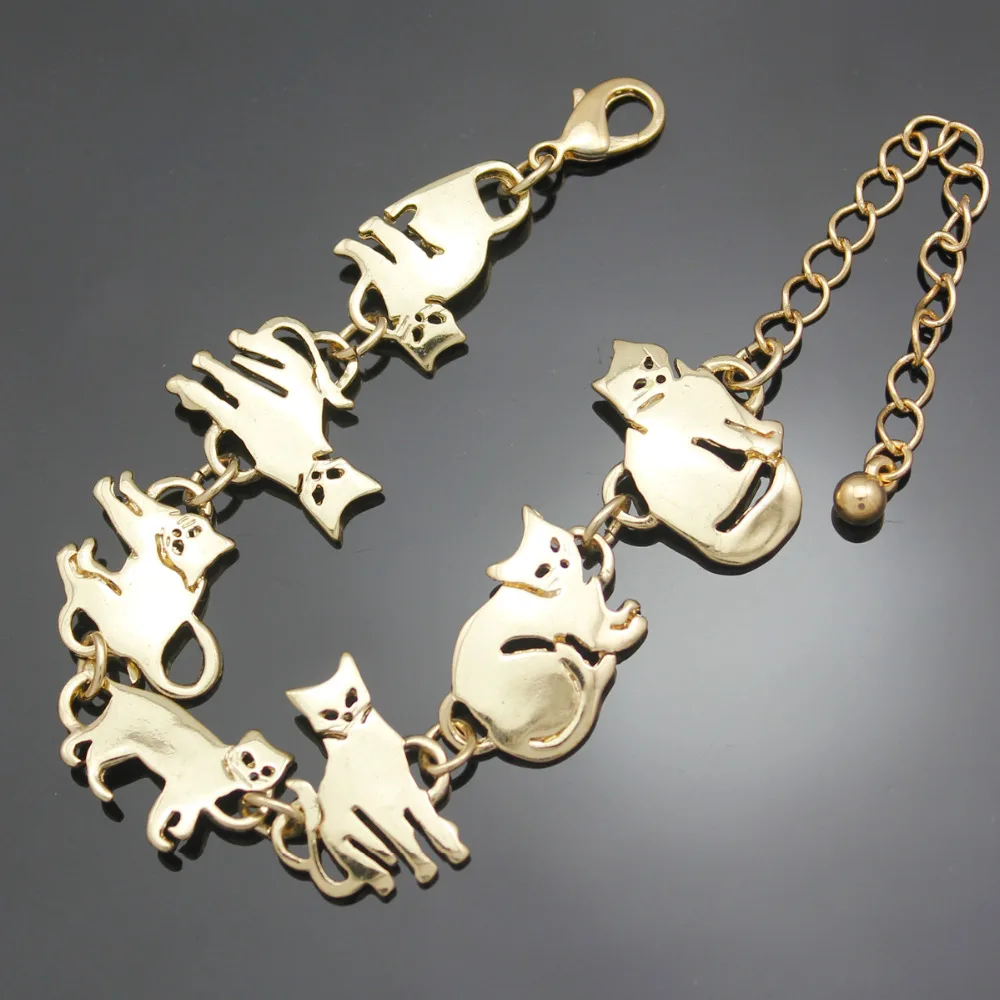 Kesheng 10pcs Breloques Emaill/ées Cheval Chat Bijoux Accessoire Chats