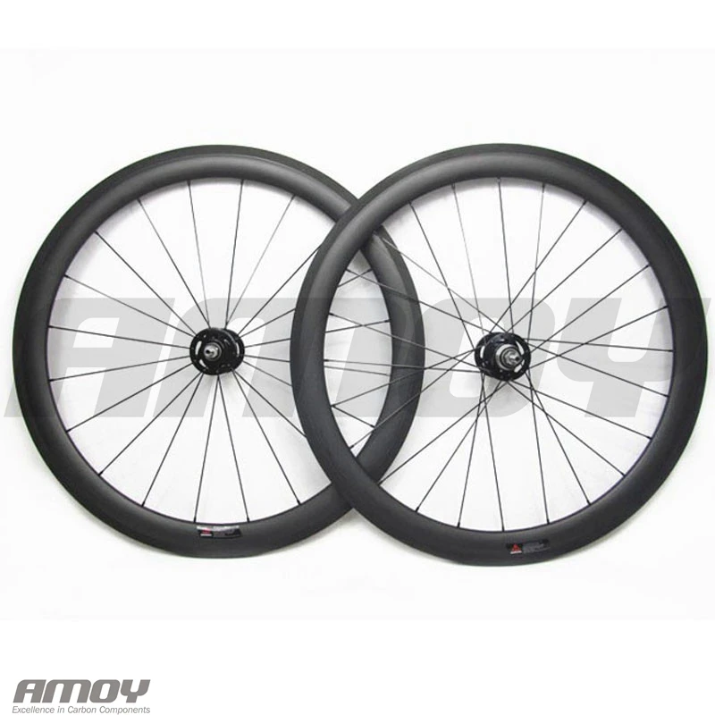 Fast Delivery 700C 50/60/88mm clincher/tubular, track front and rear bicycle fixed gear street bike single speed carbon wheel