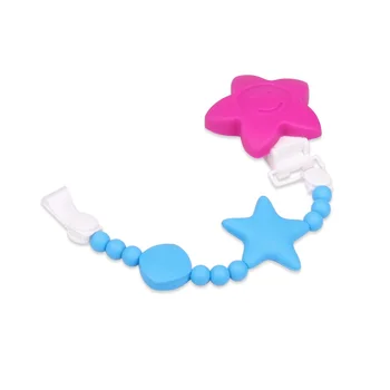 

Toddler Baby Hand Made Dummy Pacifier Clip Chain Holder Soother Infant Nipple Strap Pacifier