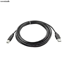 vovotrade USB 2.0 High Speed Cable Printer Lead A to B Long Black Shielded extension Drop Shipping
