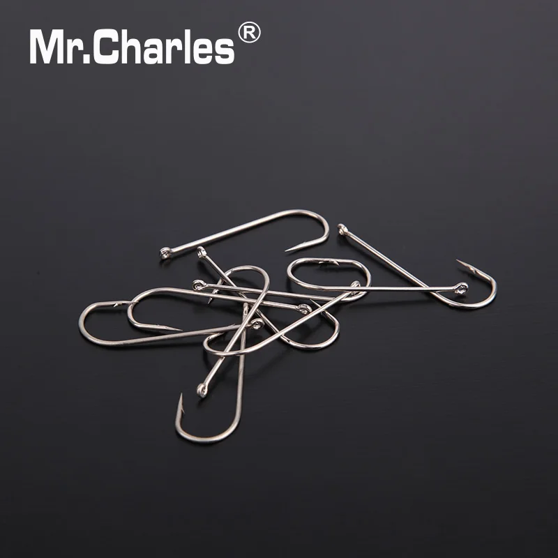 Mr.charles 50 шт. рыболовные крючки из высокоуглеродистой стали широкие с суперзамком