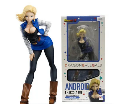 

Anime Dragon Ball Z Dragonball Gals Android # 18 I PVC Action Figure Resin Collection Model Toy Doll Gifts Cosplay