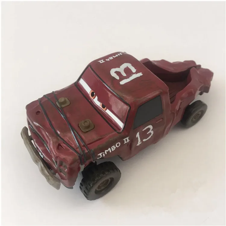 Goedkoop Disney Pixar Cars 3 Crazy Crashte Party Legering Auto Speelgoed Lightning McQueen Dinoco Cruz Ramirez Mater Speelgoed Auto Geschenken voor childrens