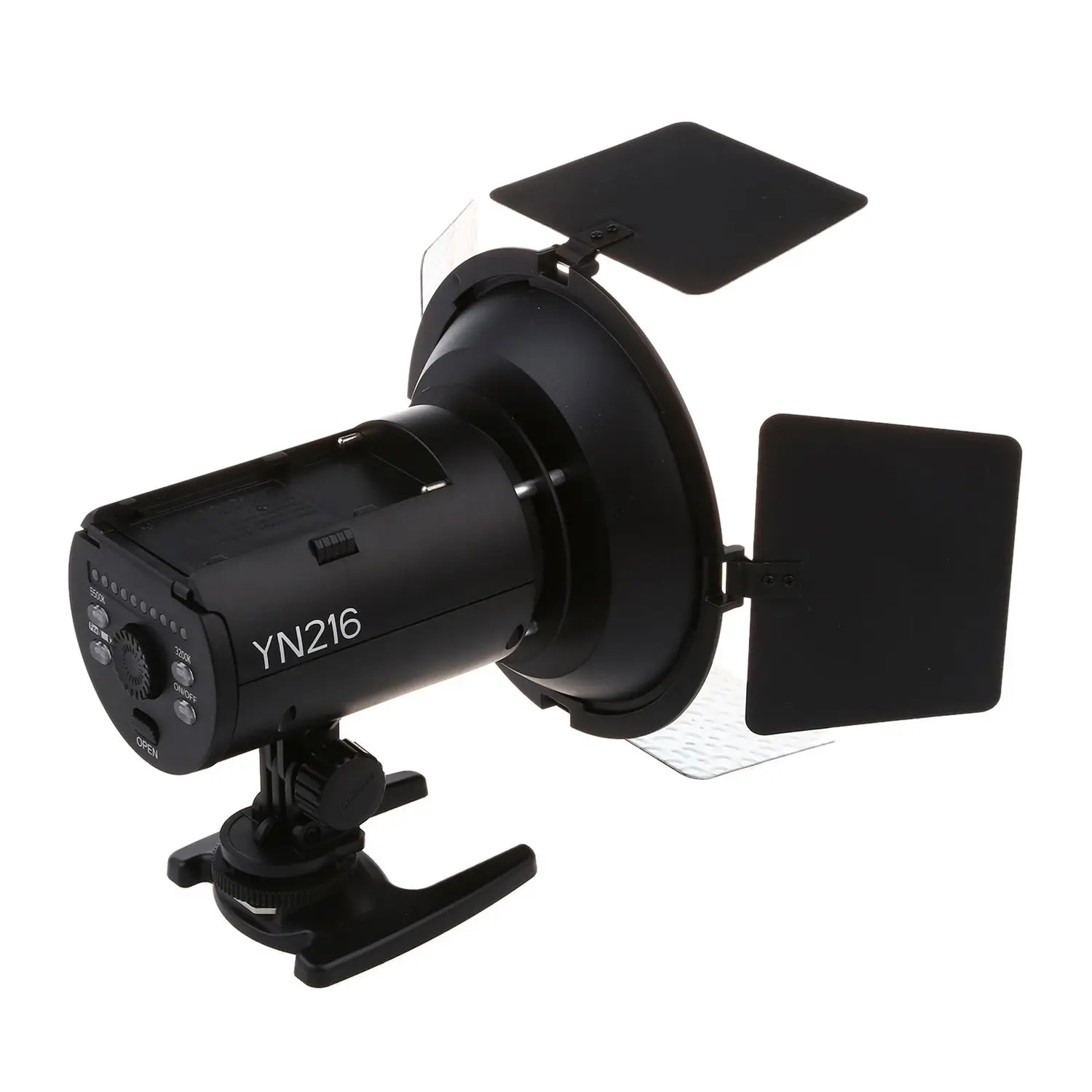  YONGNUO YN216 3200K-5500K LED Video Light Camera Shoot with 4 Color Plates for Canon Nikon DSLR Cam