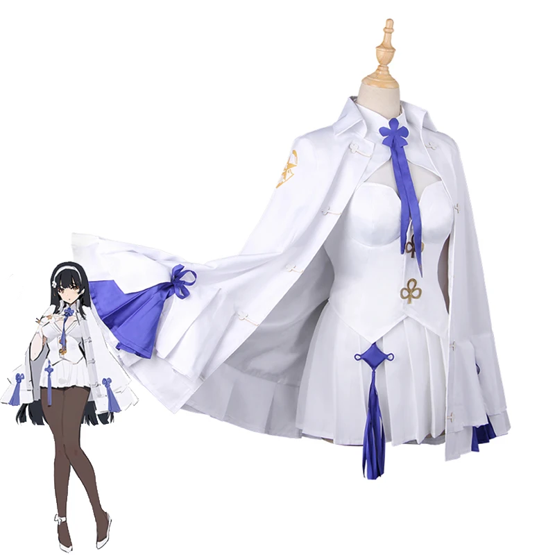 

Game Girls Frontline QBZ 95 Cosplay Costume Womens Cute Dress Halloween Carnival Uniforms Cloak+Dress Full set Custom Made