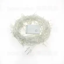 Светодиодный светильник для праздников рождества на расстоянии до 20 м 200 светодиодный строка 8 отображает гирляндой Водонепроницаемый вечерние светодиодный гирляндой