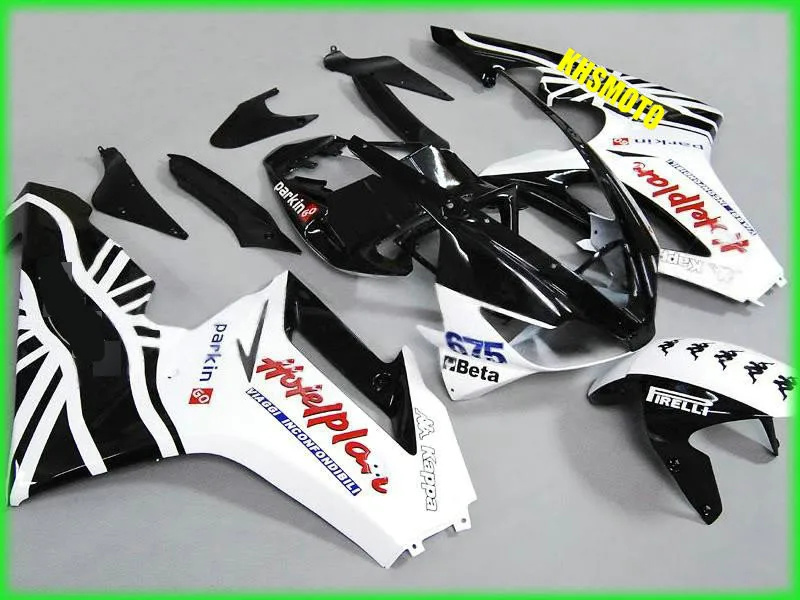 

Customized Fairing kit for Triumph Daytona 675 05 06 07 08 Daytona675 2005 2006 2007 2008 white black Fairings set+7gifts DT24