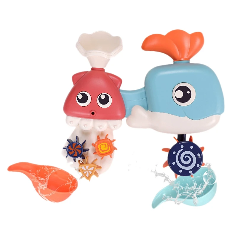 

Children'S Bath Water Whale Turn Toy Shower Shower Baby Children Play Water Toys