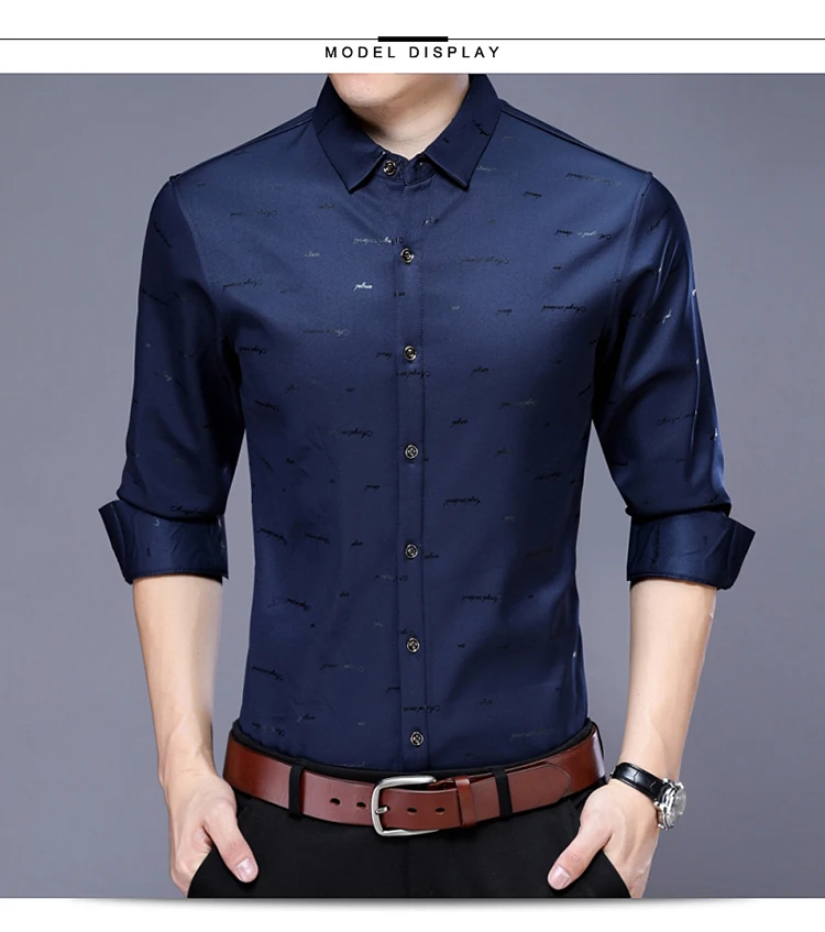 Miacawor плюс размер 4XL Повседневная рубашка для мужчин Slim Fit Camisa Masculina рубашки с длинными рукавами мужские осенние мужские рубашки мужская