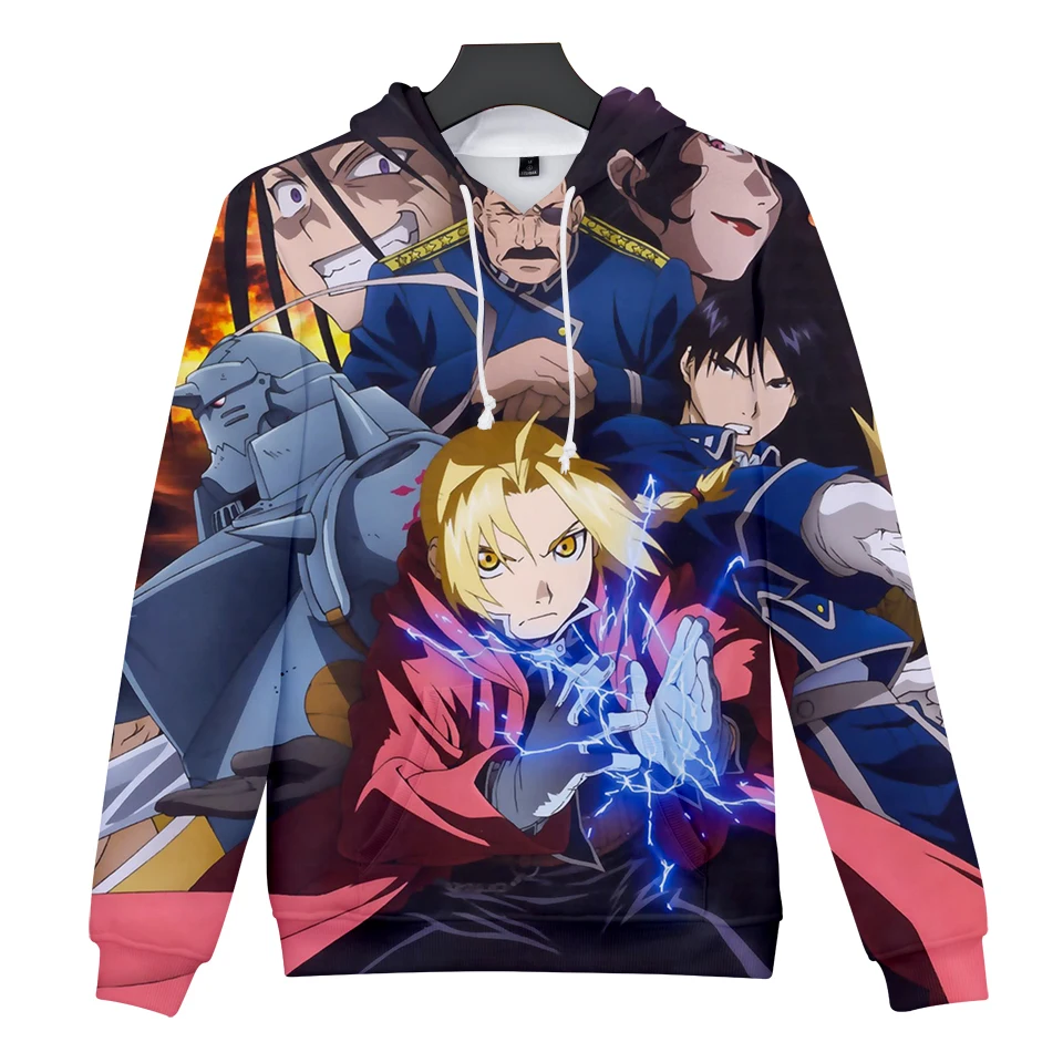 3D Аниме RE Fullmetal Alchemist толстовки Мужчины Женщины Толстовка ДАТА LIVE Goblin Slayer с