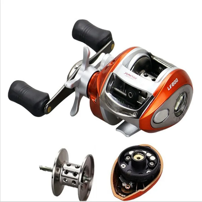 

Fishing Reel Right or Left hand Bait Casting 12+1BB 6.3:1 Baitcasting Magnetic and Centrifugal Dual Brake Carretilha De Pesca