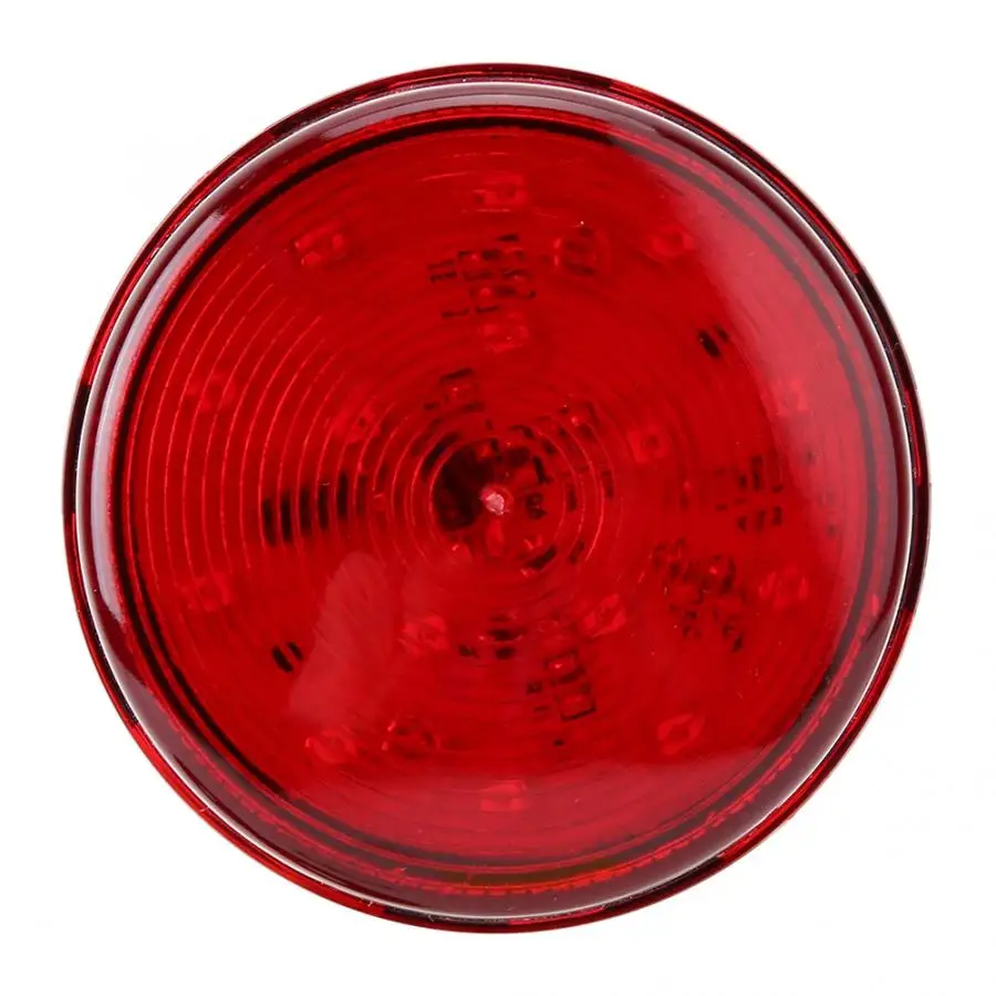 DC12V 2-провода Светодиодный проблесковый маячок охранной сигнализации предупреждающий сигнал лампы