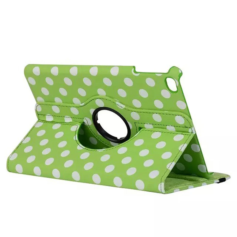 

For Apple ipad mini 4 case flip leather romantic circle print cover rotate tablet PC stand case shock resistant coque funda capa