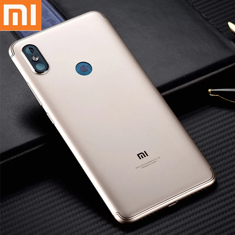 

Redmi S2 Original Back Battery Housing Cover For Xiaomi Redmi S2 PC Case Replacement Parts Power Volume Buttons + Camera Lens