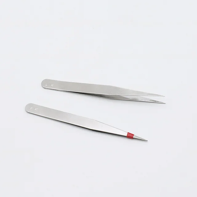 Introducing the 1PCS Hot Sale Carbon Steel Straight Head Clamp Bee Bee Pupa Transfer Special Tweezers Bee Wasp Supplies