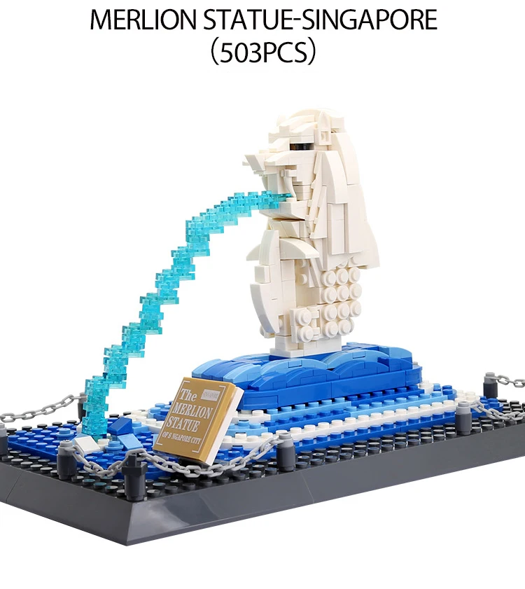 Серия Creator Wange 4218 модель Merlion Набор строительных блоков классическая архитектура