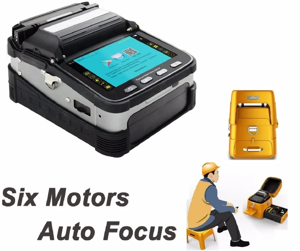 

Signal Fire AI-7 SM&MM Automatic FTTH Fiber Optic Splicing Machine Optical Fiber Fusion Splicer