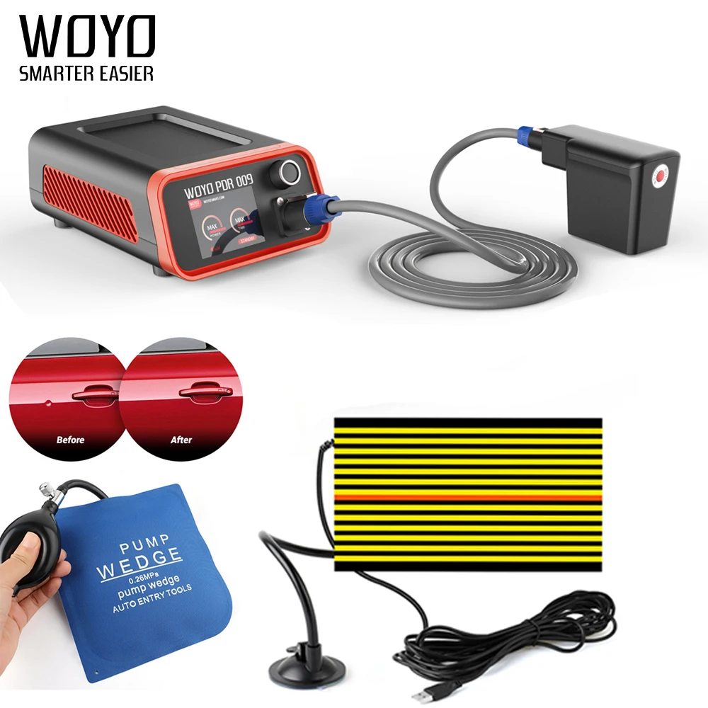 

WOYO PDR-009 Auto Dent Repair Tool Sheet Metal Tool Set Professional Aluminum Car Body Dent Remove PDR009 Car Diagnostic Tool