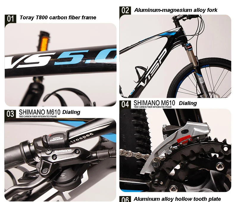 Sale 26 / 27.5 inch carbon fiber mountain bike bike XT 30/33 speed forklift brake mountain bike carbon fiber frame off road 17 Sale 26 / 27.5 inch carbon fiber mountain bike bike XT 30/33 speed forklift brake mountain bike carbon fiber frame off road 17