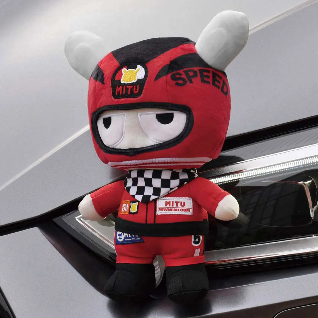 Mitu 25CM Rabbit Original Red Racer Soft Fabric PP Cotton Cartoon Cute Toys Gift For Kids 2