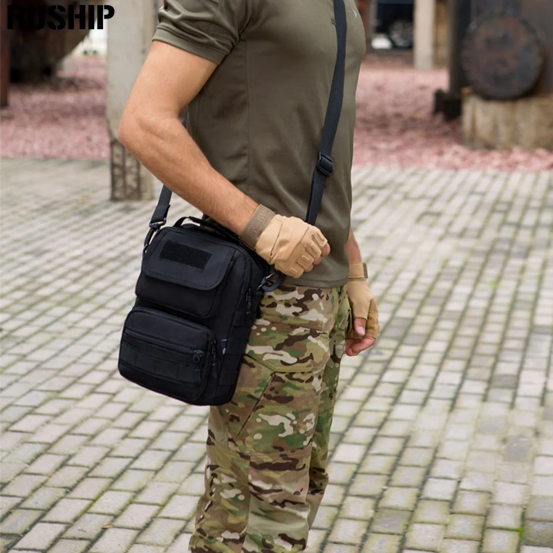  Tactical Hunting Military Messenger Bag Travel Hike Handbags Nylon 1000D Waterproof Man Crossbody S