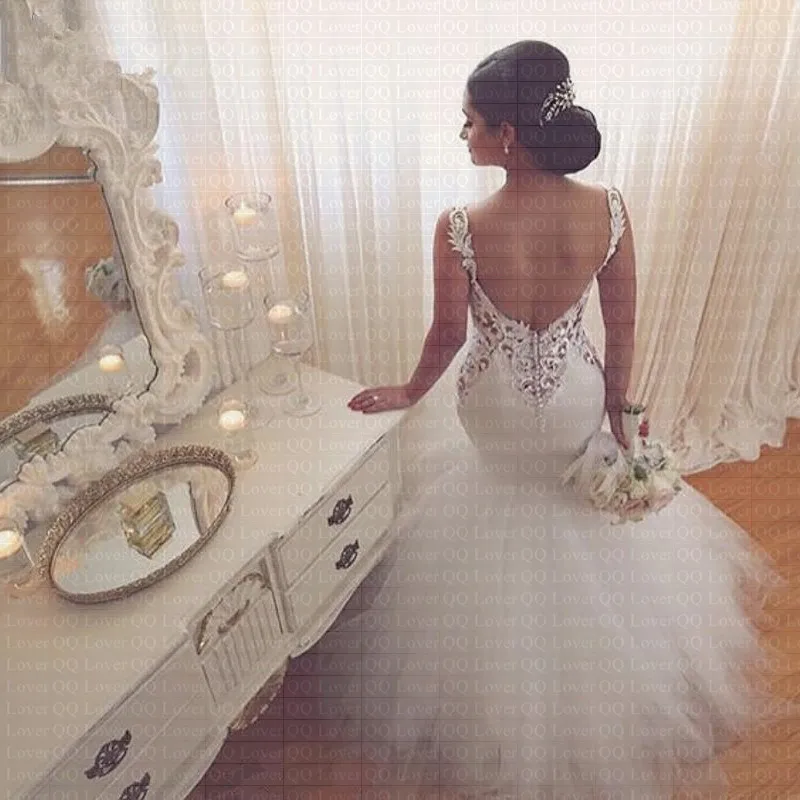 glamorous mermaid wedding dresses