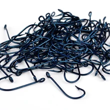 FISH KING 50 шт./лот крючки для ловли карпа размер 10#-20# колючий крючок из углеродистой стали Baitholder рыболовные крючки и рыболовные принадлежности Pesca