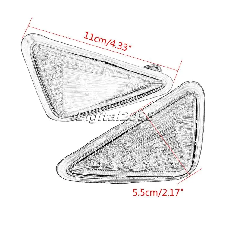 Yetaha жёлтый свет для мотоцикла 9 светодиодный указатели поворота свет дыма гибкие мотоциклетные мигалки лампа для Honda Suzuki