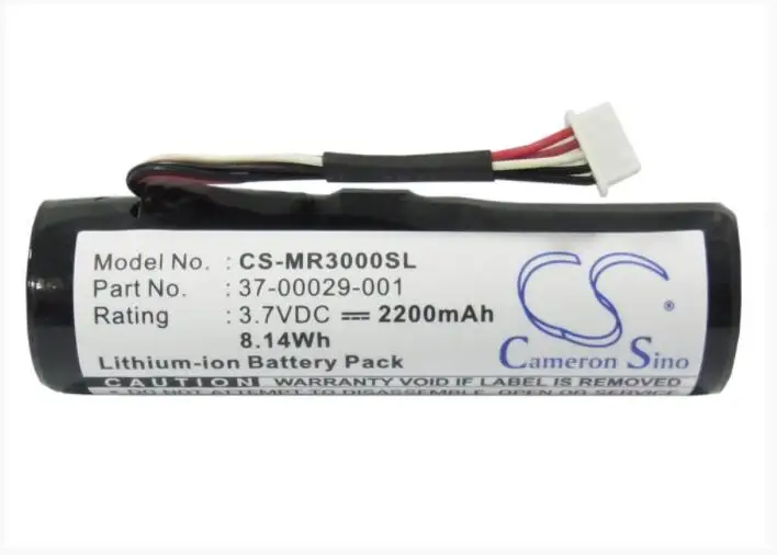 Аккумулятор Cameron Sino 2200mAh для MAGELLAN RoadMate 3000 3000T 3050T 3100 3140 3200 3210 3220 3250 37-00029-001 |