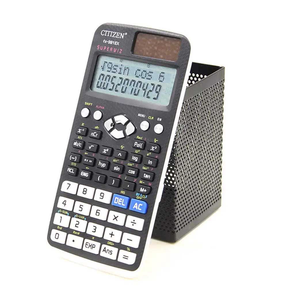 2019 جديد 10 أرقام عرض العلمية سطح المكتب حاسبة المدرسة اللوازم المكتبية FX-991EX/FX-991DE آلة حاسبة علمية r20