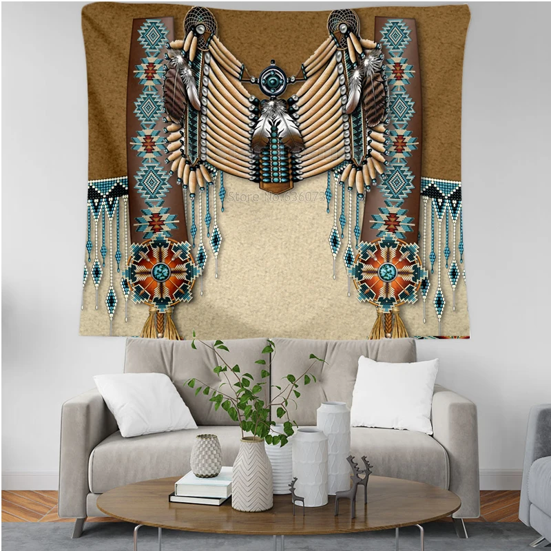 

Bear Totem/Native American/Native Indian 3D Printing Tapestrying Rectangular Home Decor Wall Hanging New style 3