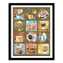 Алмазная вышивка, кофе, чай, чашка, полный, горный хрусталь, 5D, DIY алмазная живопись на заказ, вышивка крестом, наборы, алмаз, домашний декор