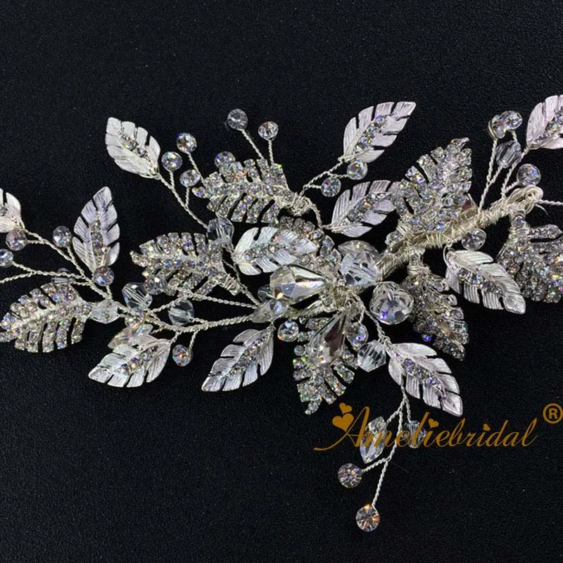 AJ6100 Rhinestone hair clip