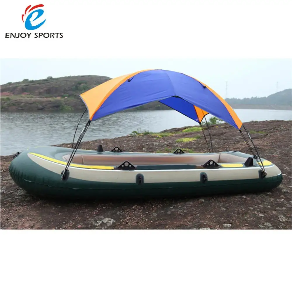 2 Person Kayak Inflatables Boat Sun Awning Shade Shelter Sailboat