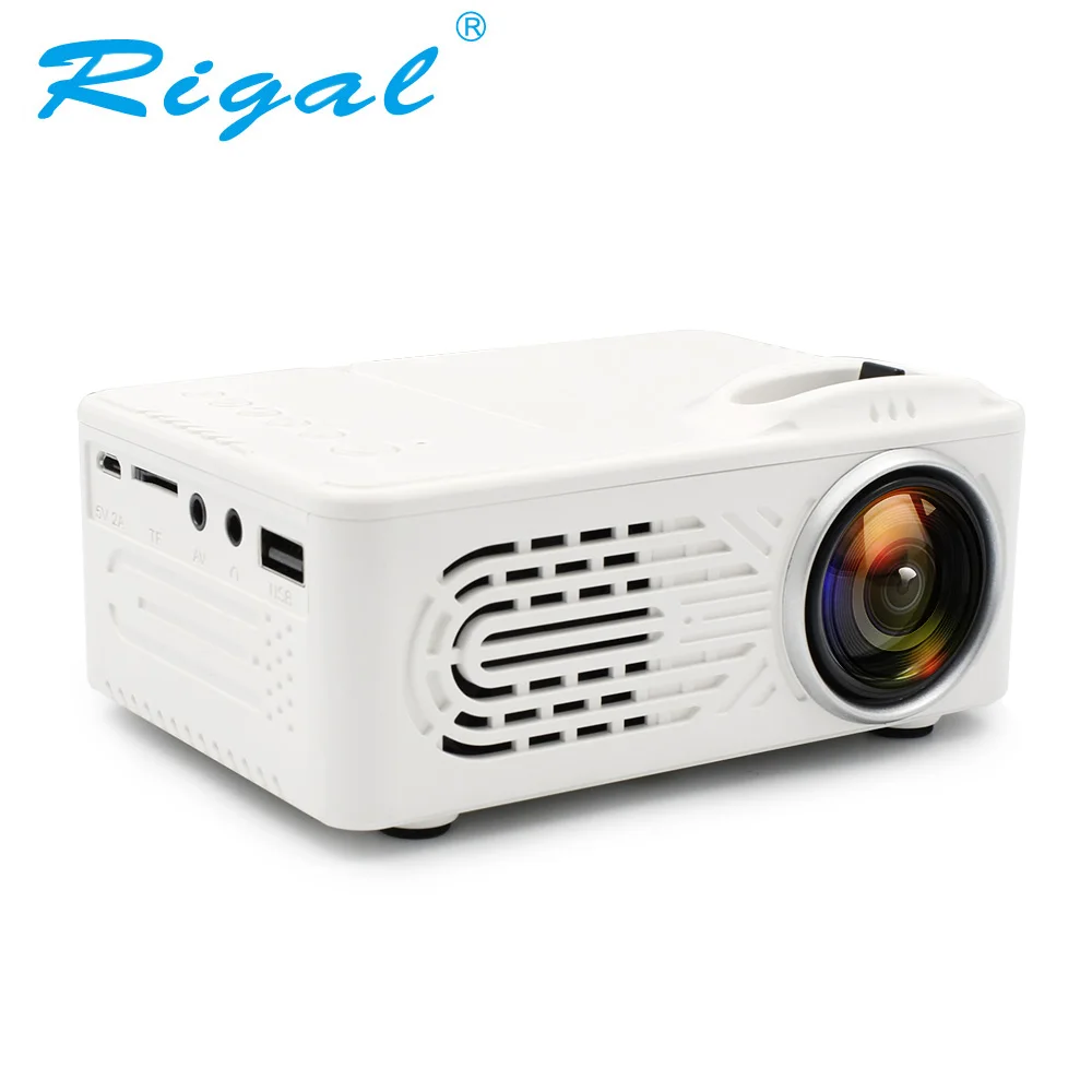 Rigla RD814 Mini Battery Projector LCD LED Portable Projector RD-814 Home Theatre Cinema LED USB Kids Child Video Media Player