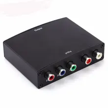 1080P HD Component RGB YPbPr To HDMI Converter Video Audio Adapter YPbPr/RGB + R/L Audio To HDMI AV Adapter Converter