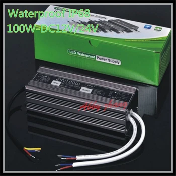 

100W AC to DC 12V Waterproof IP67 Electronic Driver outdoor use power supply led strip transformer adapter for underwater light