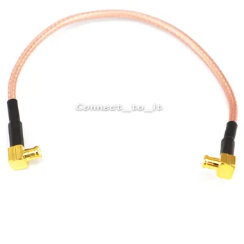 

100 Pieces RF Rightangle MCX Male to Rightangle MCX Male for RG316 Cable Connector 15cm