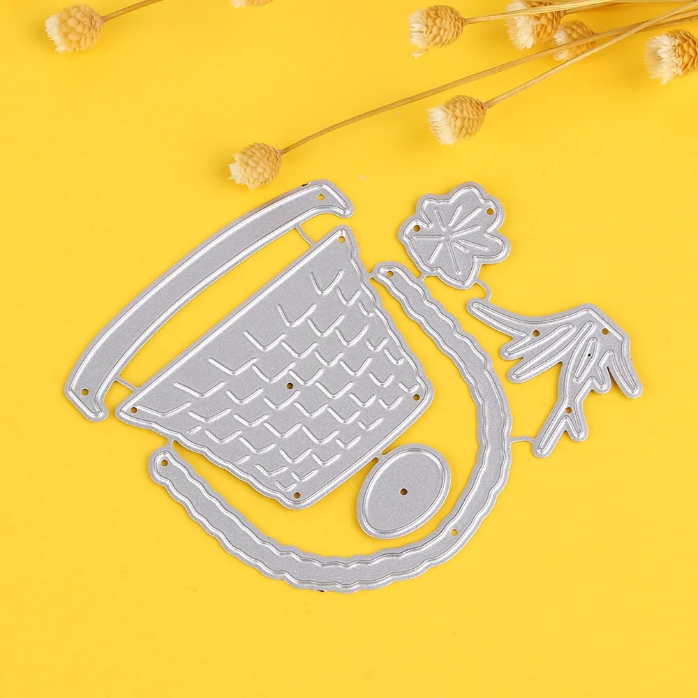 

Fruit Basket Metal Cutting Dies fustelle Stencils Easter DIY Scrapbooking Embossing Paper Greeting Cards Making Craft Dies Cut