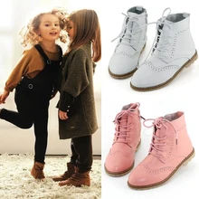 2015 automne en cuir véritable enfants chaussures grand enfant bottes princesse chaussures filles chaussures martin