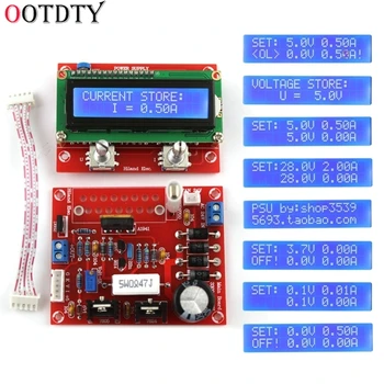 

0-28V 0.01-2A Adjustable DC Regulated Power Supply DIY Kit LCD Display Regulated Power KitShort-circuit/Current-limit Protection