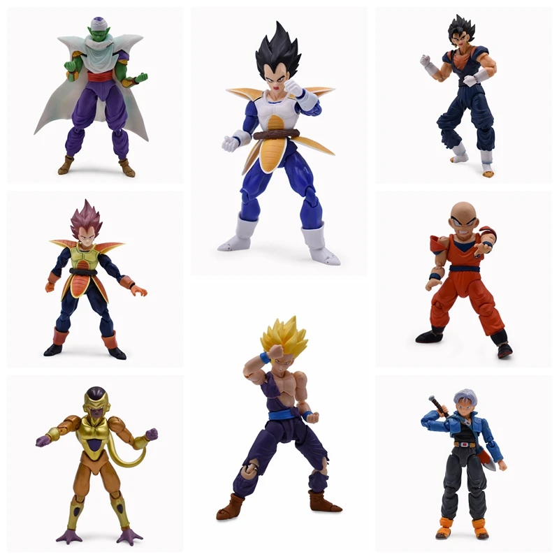 Dragon Ball Z Action Figure 8 Styles SHF Anime Goku Vegeta Frieza Piccolo PVC Collectible Model Toys For Children Gifts