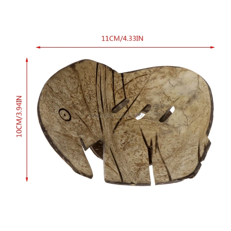 1 шт., креативная ручная работа, натуральная Кокосовая оболочка, мыльница для ванной комнаты, контейнер, и Прямая поставка