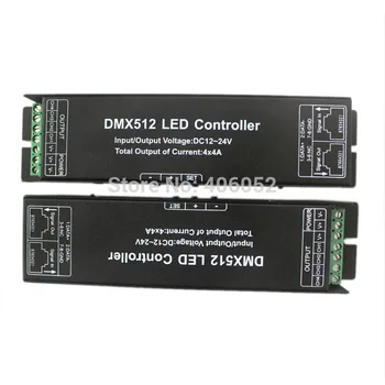 

DMX512 LED Controller Decoder & Driver 4channels 3 channels LED RGBW RGB Controller DC12V-24v DMX Controller for RGBW RGB Strip