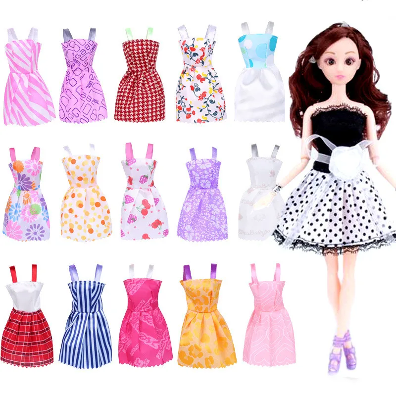 

5 Pcs Hot Fashion Handmade Party High Quality Dress Accessories Clothes For Doll Cloth Christmas Gift Girl Toys Pants Ski