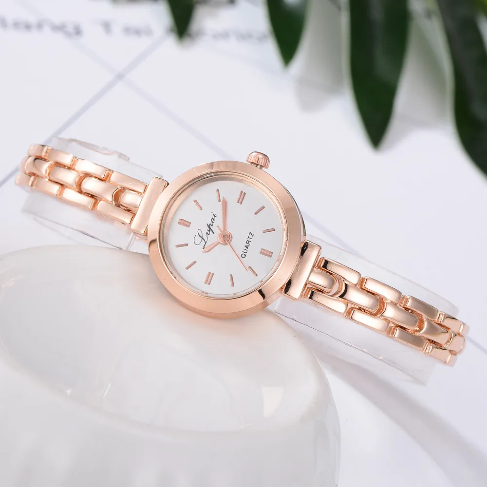 Lvpai, женские часы, Топ бренд, роскошные, розовое золото, кварцевые часы для женщин, модный браслет, часы для девушек, подарок, платье, деловые часы# S