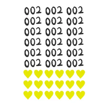 

Himiko Toga Cosplay Temporary Tattoos Number 002 and Yellow Heart Sticker